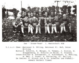 Wiedersehensfeier der SGB-Teams aus den 1990ér Jahren